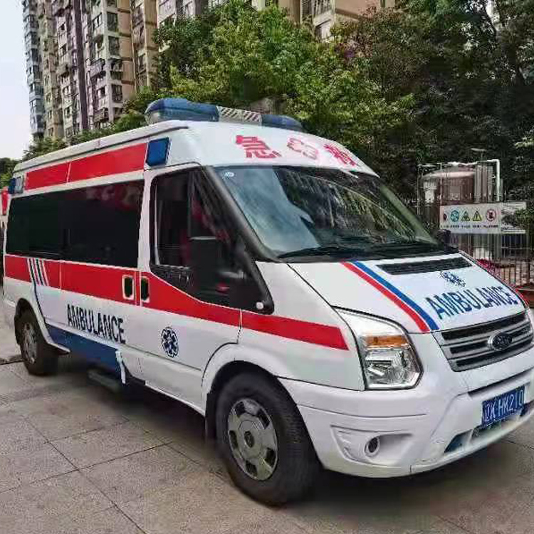 章丘长途救护车护送病人返乡